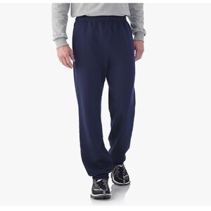 Fruit of the Loom Men’s Elastic Bottom Sweatpants Navy Size 3X New Witho…